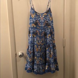 Summer floral tank dress
